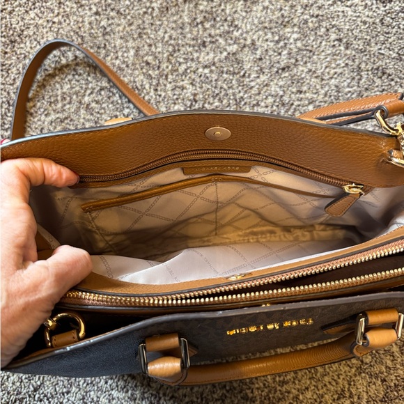 Michael Kors Brown and Tan Women's Bag - Picture 8 of 11
